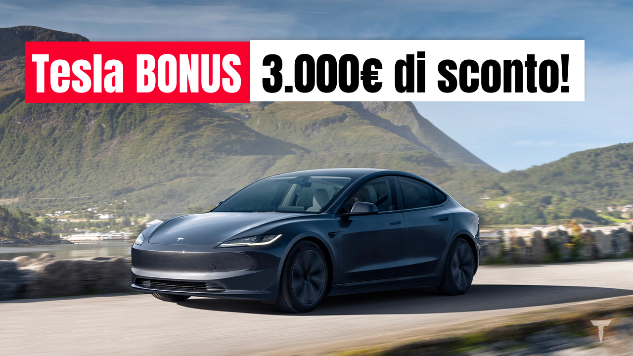 TESLA BONUS in Italia: 3.000€ di sconto su Model 3 e Model Y RWD fino al 30 settembre! 1