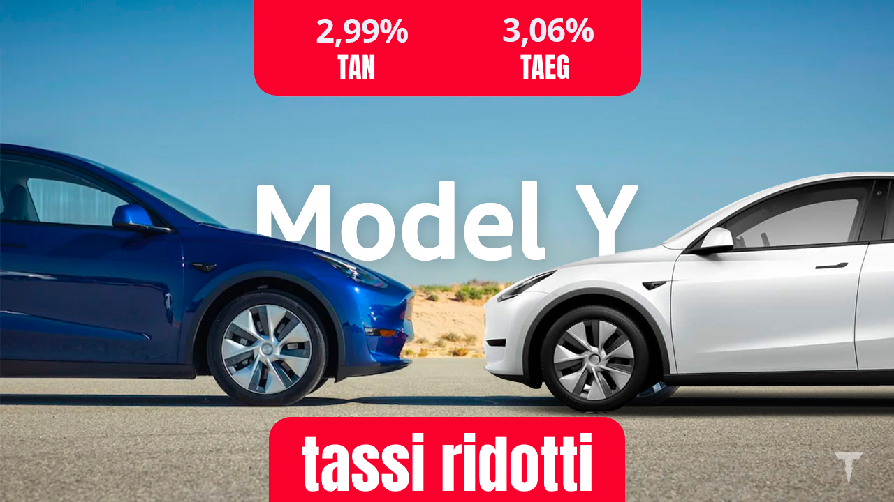 Tesla: promozione con interessi ridotti al 2,99% – E’ il momento migliore per acquistare una Model Y! 1