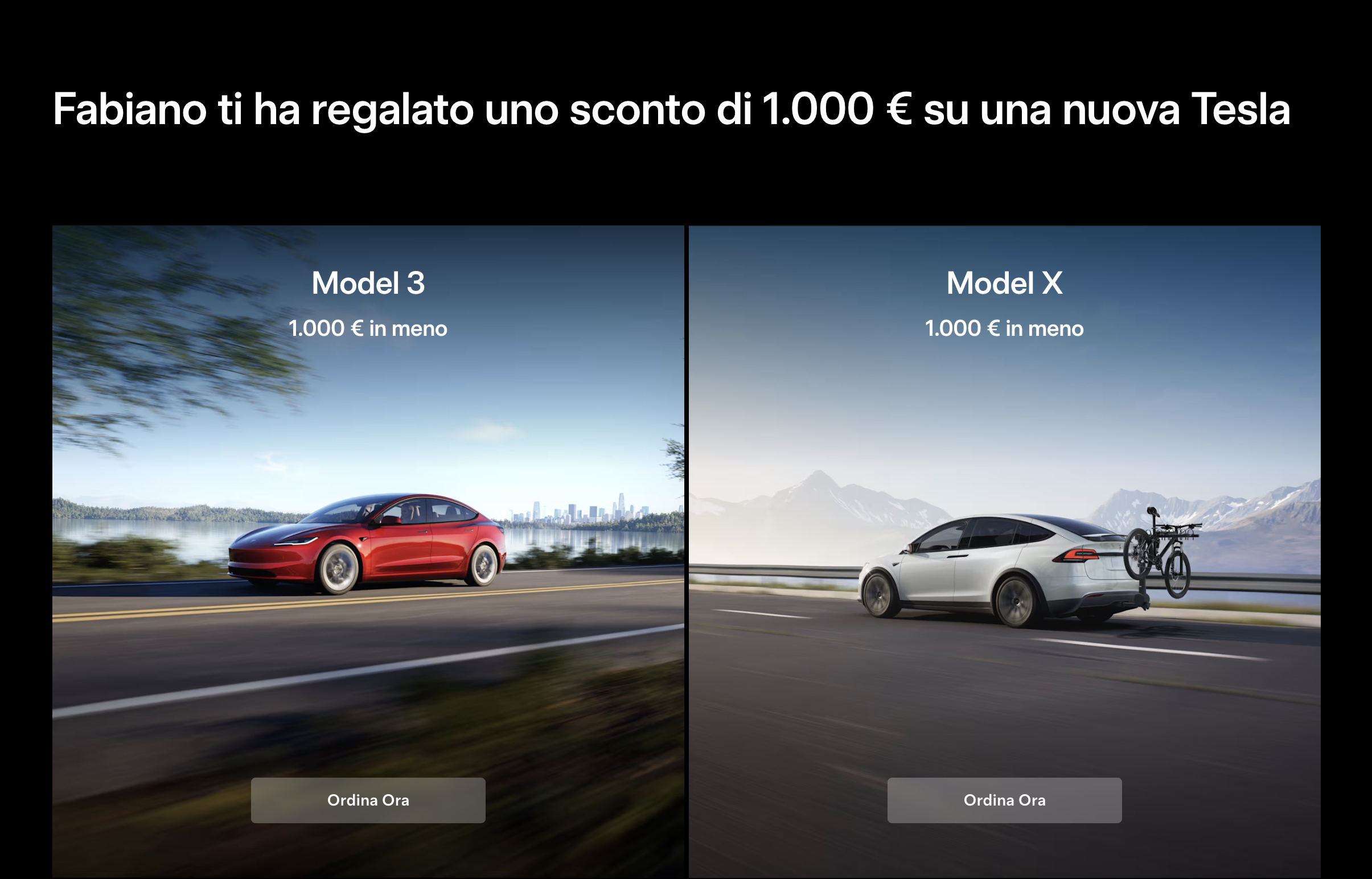 Tesla attiva il nuovo Programma Referral in Italia: Ecco come risparmiare 1.000€ sull’acquisto di una nuova vettura! 1