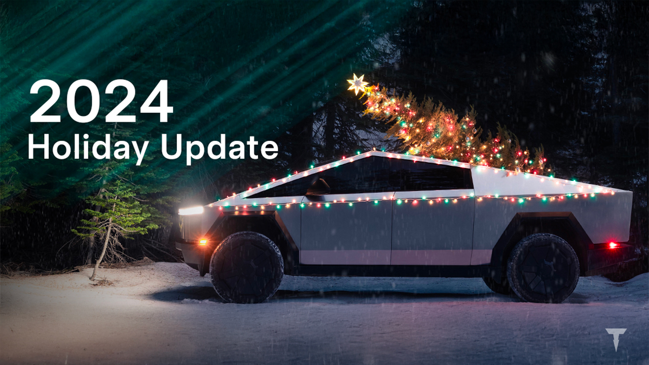 Tesla ufficializza tutte le novità dell'Holiday Update, l'attesissimo aggiornamento di Natale 2024 1