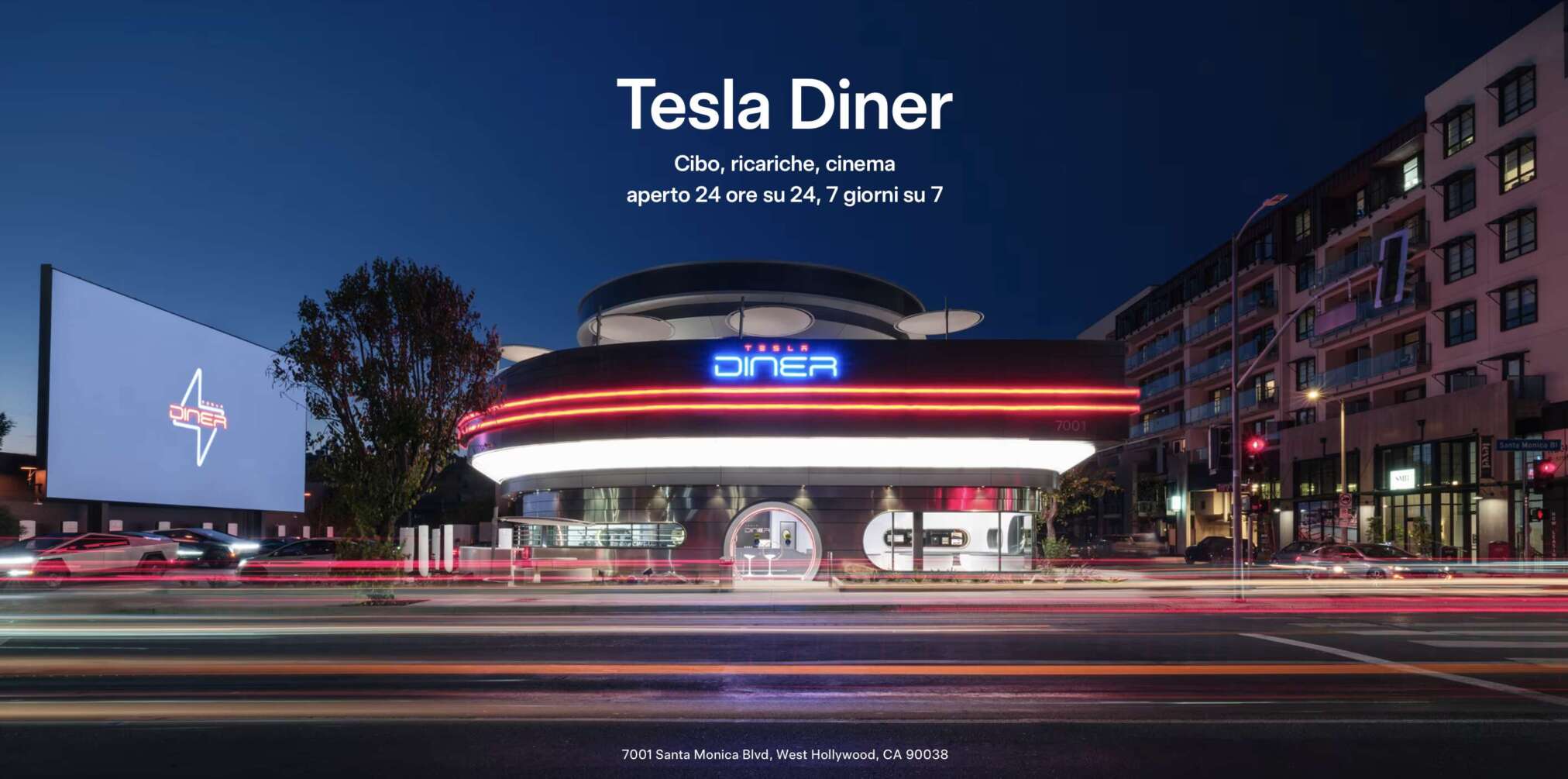 Tesla Diner Los Angeles: un salto nel futuro… con vista sul passato 1