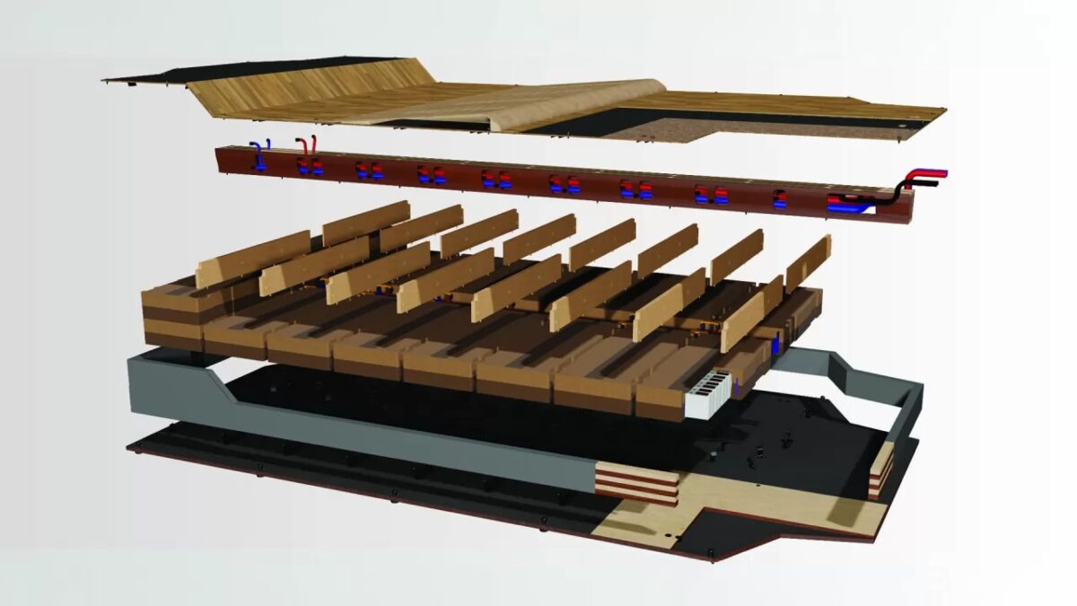 realizzato il primo pacco batteria in legno e acciaio 1